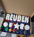 Superhero Personalised Craft Box: Paint Your Own Name, Kid's Activity