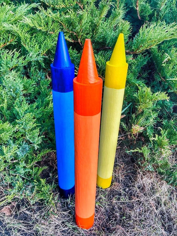 CRAYOLA High Quality Wooden Big Crayon for Photo Session, Photo