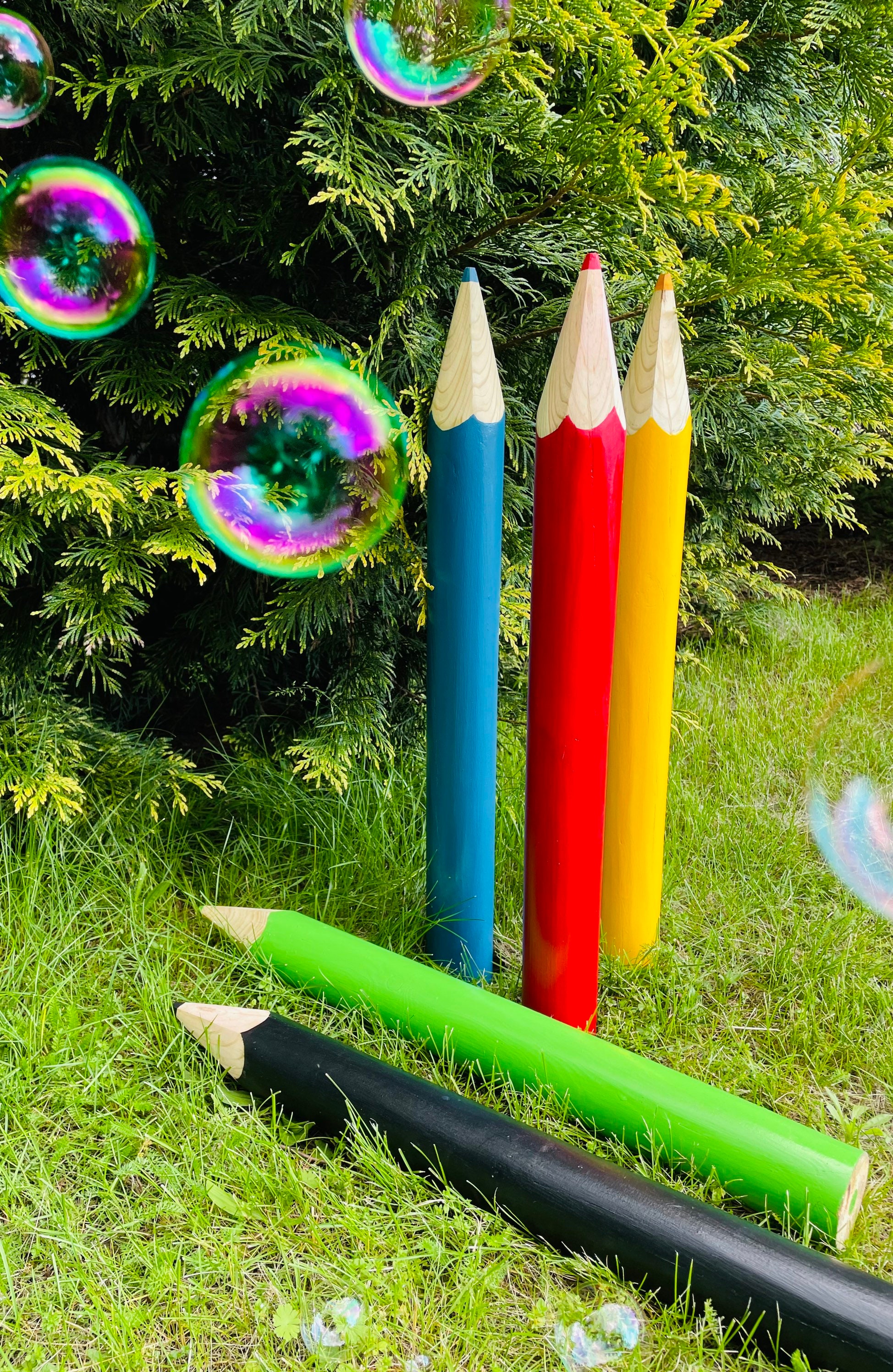 8pcs Rainbow Pencil, Wooden Colored Pencils Large Rainbow Pencils for Kids  Adults Multicolored Pencils for Drawing Sketching Coloring