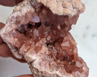 Pink Amethyst Geode | Pink Amethyst Cluster | Pink Amethyst Argentina | Argentine Pink Amethyst Specimen | Pink Amethyst Druzy