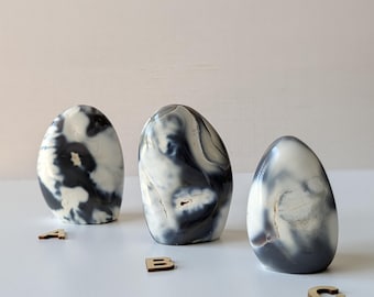Madagascar Orca Agate Standing Freeform | Grounding Crystal for Emotional Balance & Clarity | Calming Stone Gift