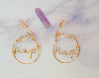 Galaxy hoops,Name hoop Earrings, custom hoops, custom hoop earrings, custom earrings, Personalized earrings, personalized hoop, Gift for her