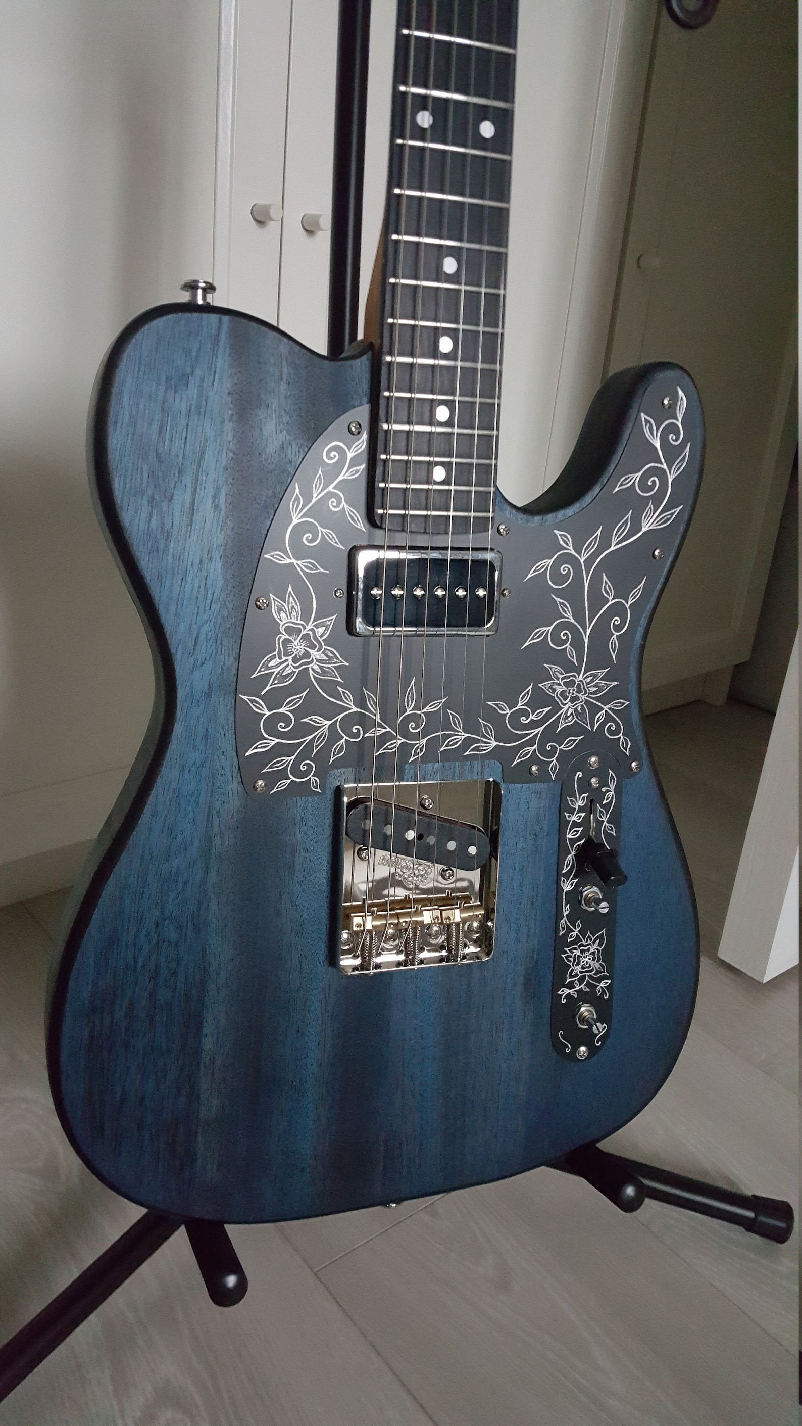 Engraved Telecaster Control plate hand formed and hand Etsy