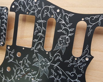 刻印入りストラトキャスター hss、hh、hsh、sss ピックガードとバック