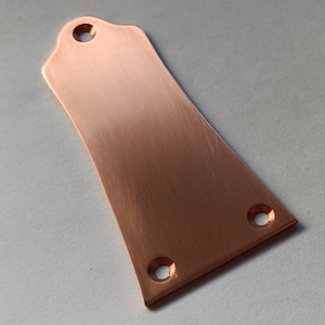Per adattarsi alla copertura Epiphone Les Paul Truss Rod realizzata a mano in rame massiccio