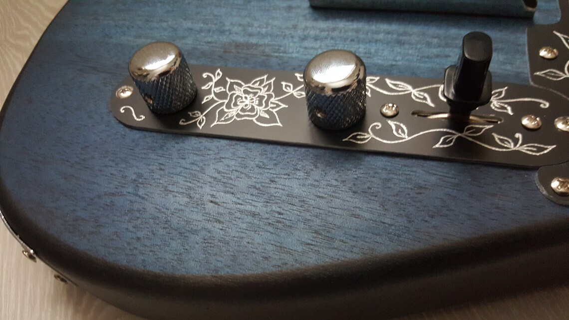Engraved Telecaster Control plate hand formed and hand Etsy