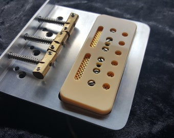 Bridge in Telecaster Style for P90 Soapbar Pickup, Custom