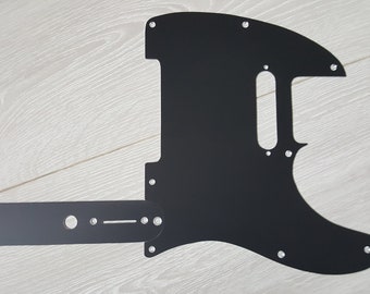 Telecaster pickguard and Control plate  hand made  natural aluminium, silver,  gold or black anodised aluminium