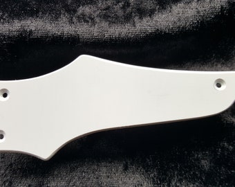 Cover Truss Rod Per Epiphone Thunderbird #2 – Colore Nero/Bianco/Nero Con Decalcomania Cromata