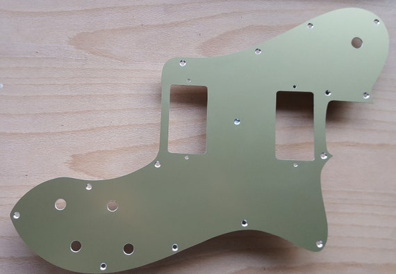 Telecaster 72 Deluxe Aluminium Pickguard in Black, Gold, Natural