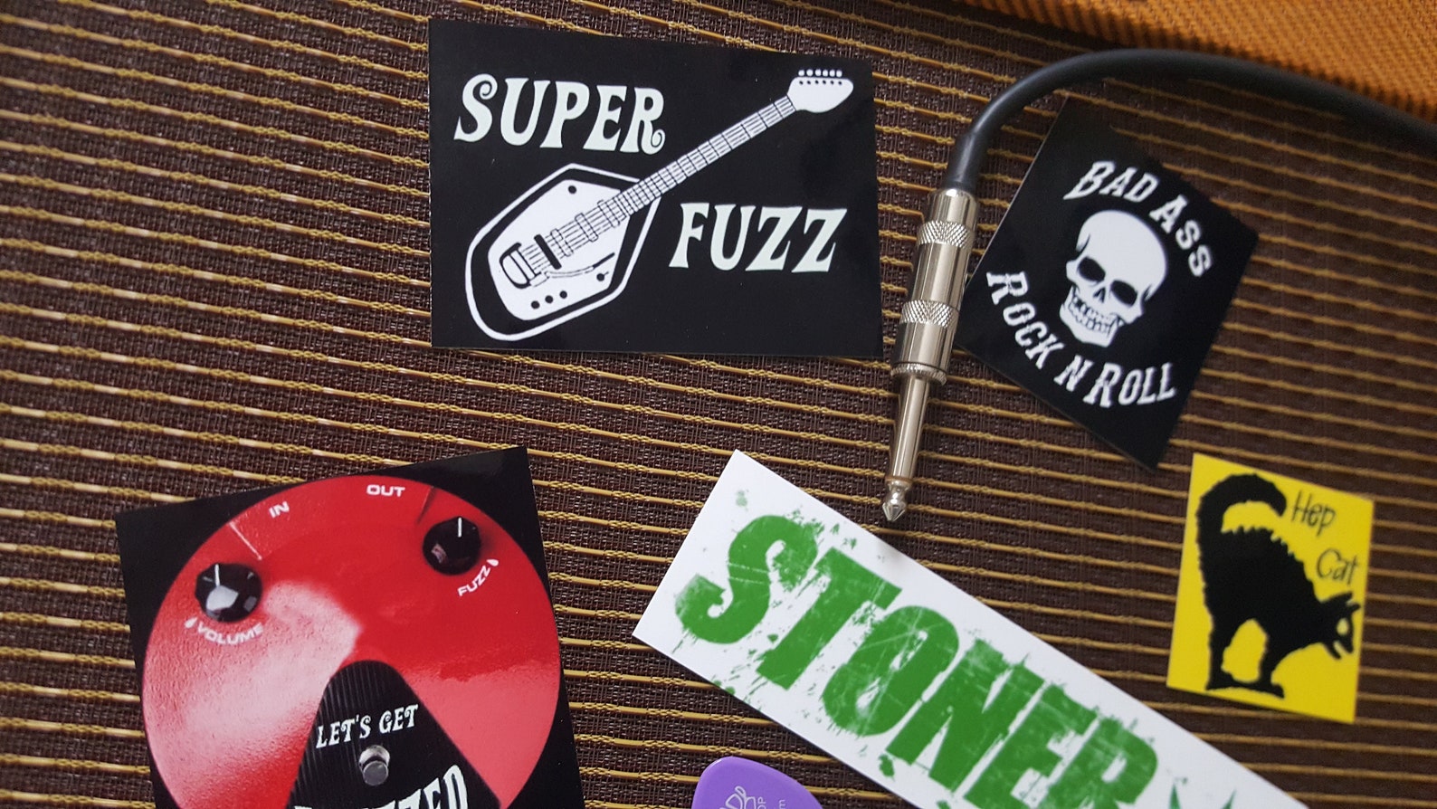 Guitar Case Sticker set punk rock stickers guitar stickers Etsy