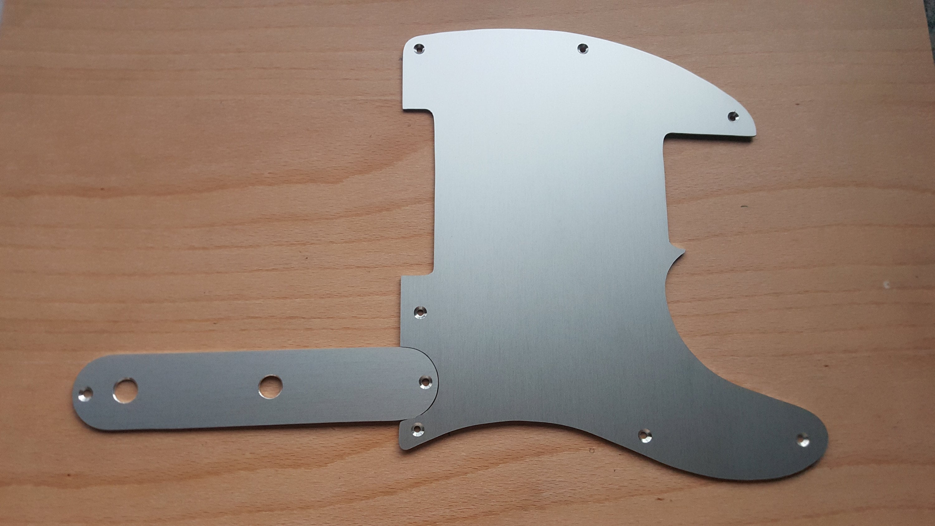 Dopro Plaque Protection Plastique Telecaster Esquire 5 Trous Impression 3D Motif Bois