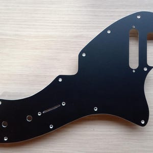 To fit Squier Classic Vibe 60's Thinline Telecaster silver, gold or black anodised aluminium pickguard handmade