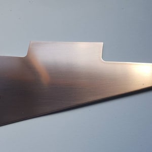 Les Paul solid copper pickguard, totally hand made, fits all Les Paul models