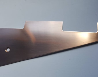 Les Paul solid copper pickguard, totally hand made, fits all Les Paul models