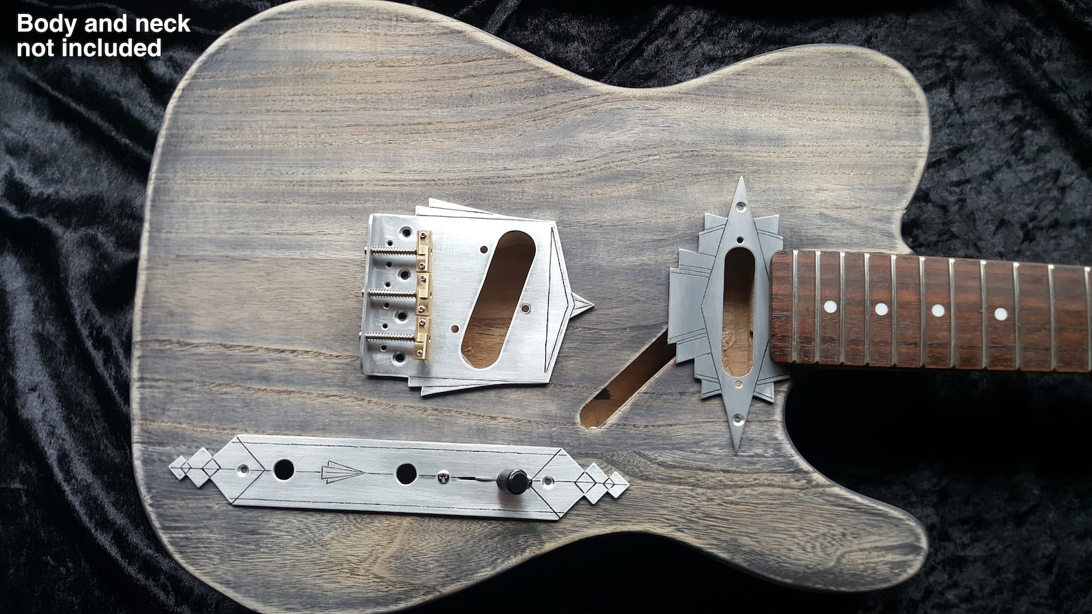 Telecaster Art Deco Style Bridge to Fit Telecaster Style Guitars ...