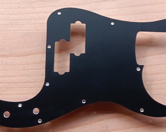 REDUCED - due to slight damage - Fender Precision Bass Anodised black Aluminium Pickguard,  to fit Fender USA or MIM bass