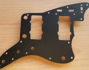 Jazzmaster Black Anodised pickguard to fit Fender USA or MIM or Squier Jazzmaster