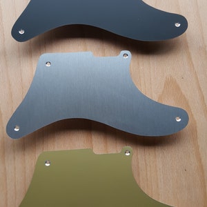 Cabronita Telecaster eloxiertes Aluminium Pickguard in Schwarz, Gold oder Silber