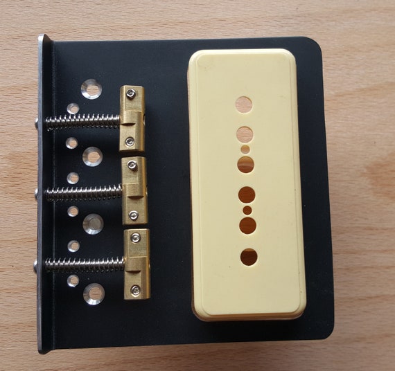 Bridge for Telecaster Style Guitars to Fit a P90 Soapbar