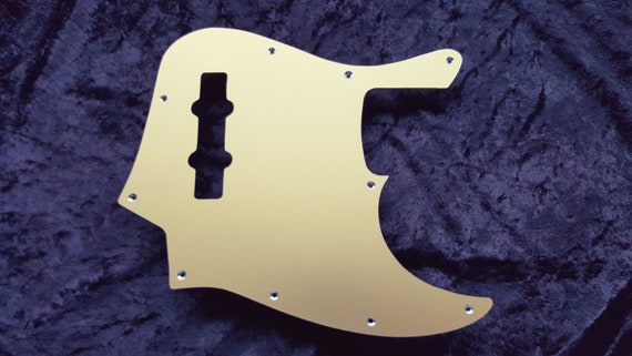 Gold jazz bass pickguard deals
