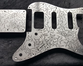 刻印入りフロイドローズストラトキャスターhss、hh、hsh、sss