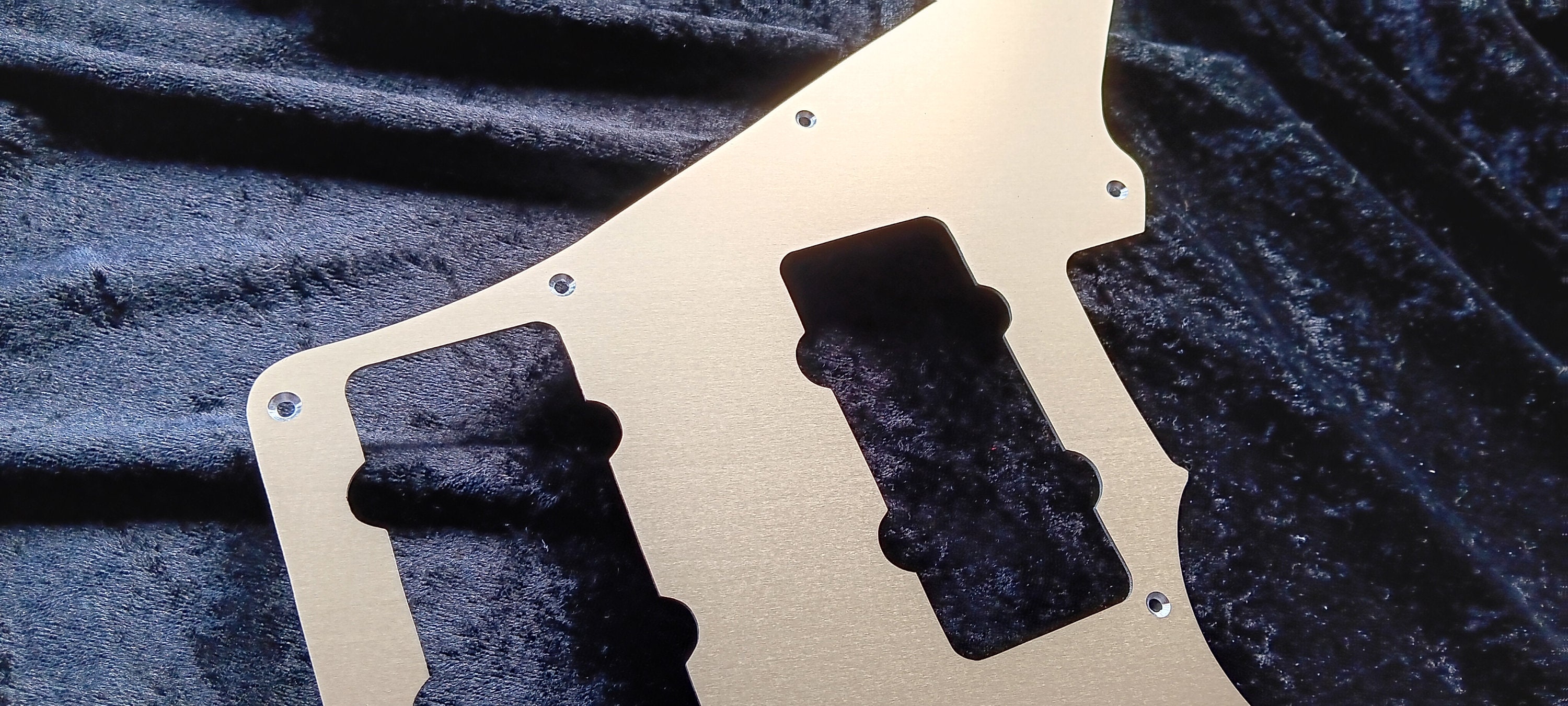 To Fit Harley Benton JA-60, Anodised Pickguard, Aluminium Hand