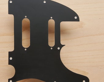 Nashville Telecaster aluminium pickguard, black, gold or silver anodised aluminium, hand made,  fits Fender USA and MIM guitars