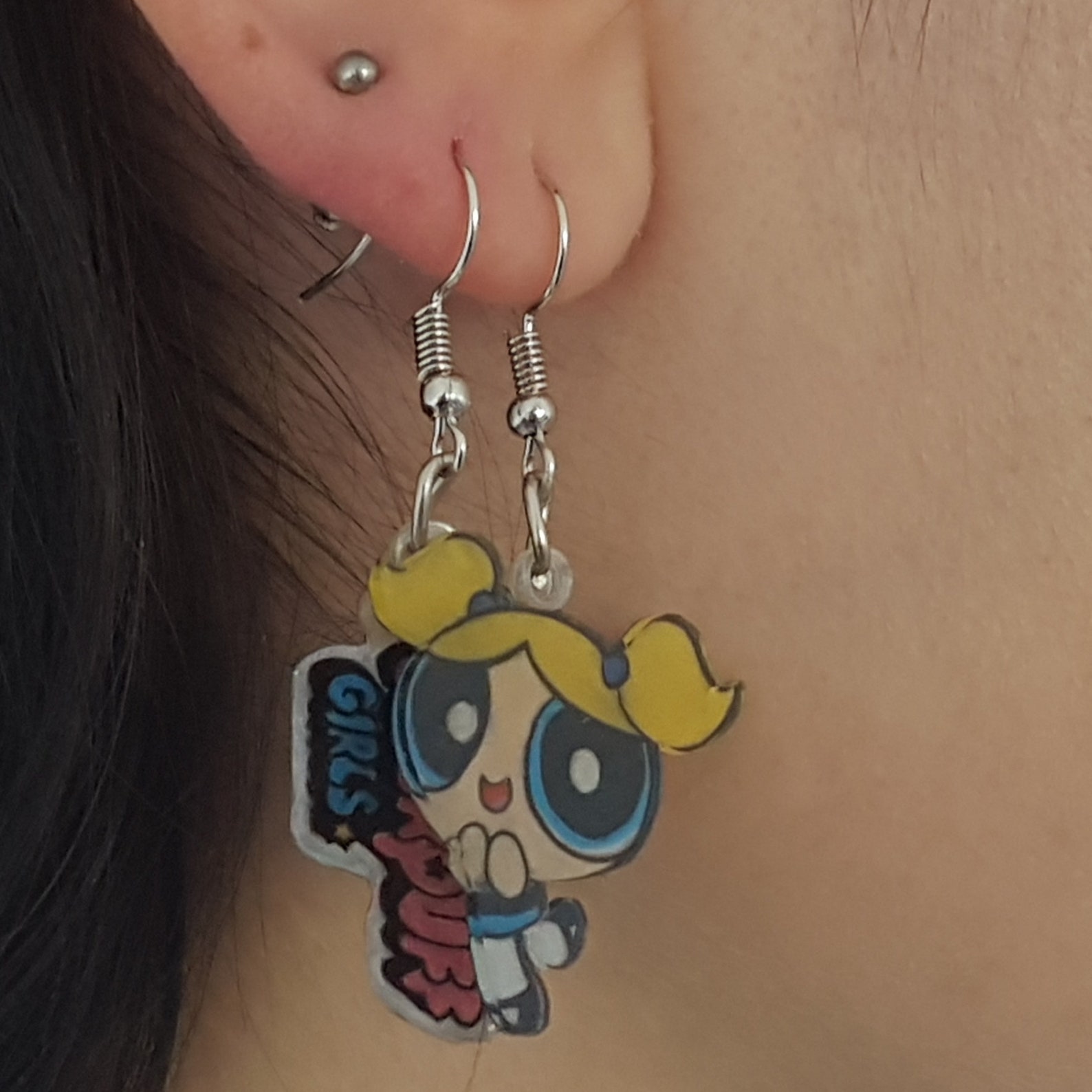 Powerpuff Girls earring Etsy