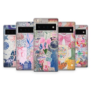 Funda para teléfono Coquette Collage compatible con Google Pixel 10, Pixel 9 Pro XL, Pixel 8, Pixel 7, Pixel 6A, Pixel 5, OnePlus 11