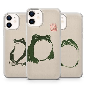 Custodia per telefono Grumpy Frog Matsumoto Hoji Cover adatta per iPhone 16 Pro Max, 15, 14 Plus, 13, 12, 11, XR e Samsung S25, S24, A55, A16, Pixel 9 Pro