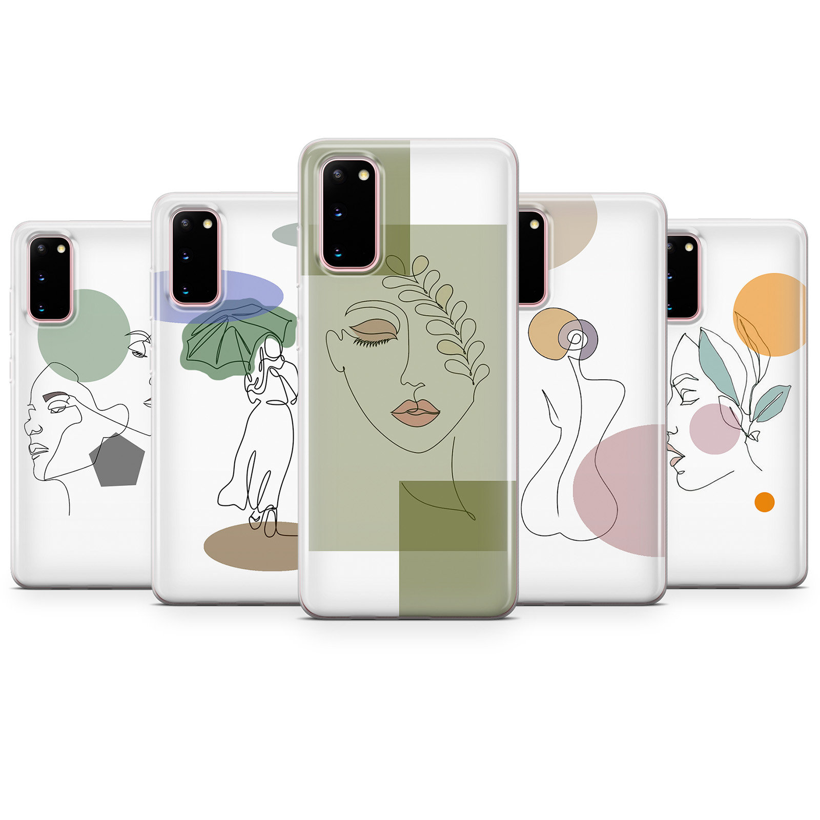Line Art Case Aesthetic Drawing Fit Samsung S Fe Samsung S21 Etsy