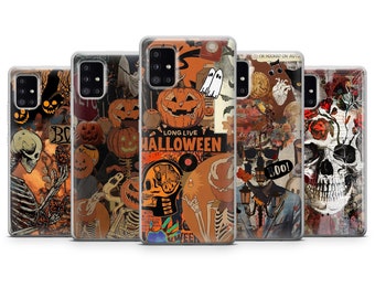 Halloween Phone Case - Spooky Horror Movie Cover for Samsung S25 Ultra, S24, Samsung S23, S22, Samsung A56, A55, Samsung A36, A35, A17