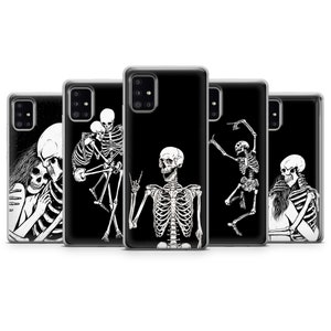 Cute Skeleton Case Love fit Samsung S25 Ultra, S24 FE, Samsung S22, S21, Galaxy A05, Samsung A56, A55, A54, Samsung A36, A35, A16, A15