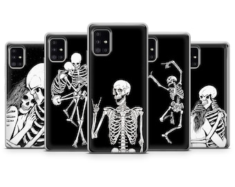 Cute Skeleton Case Love fit Samsung S26 Ultra, S25 FE, Samsung S24, S23, Galaxy A05, Samsung A57, A56, A55, Samsung A37, A36, A17, A16
