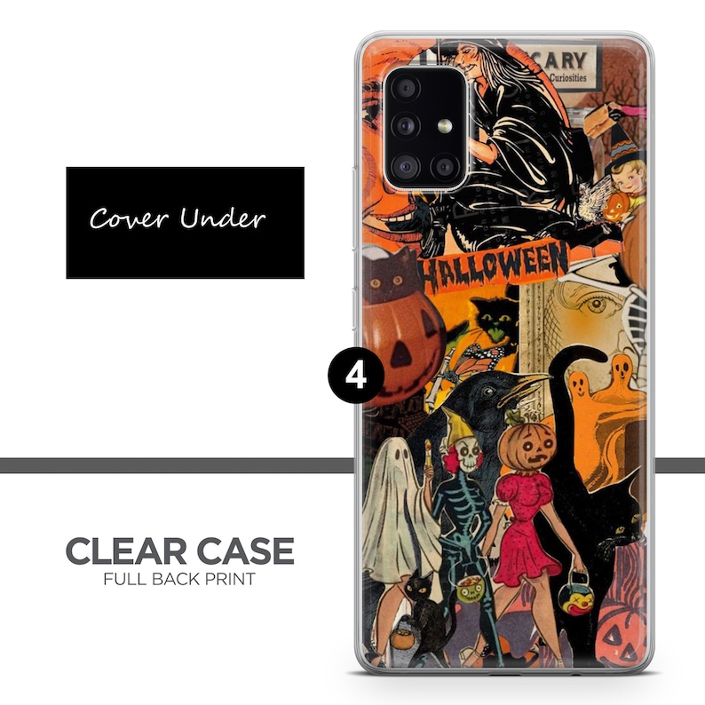 Spooky Horror Movie Phone Case - Halloween Cover for Samsung S25 Ultra, S24 FE, Samsung S23, S22, Samsung A56, A55, Samsung A36, A35 4