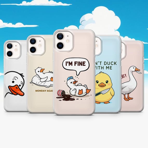 Funny Duck Phone Case Cute Goose Cover for iPhone 17 Pro Max, 16e, 15, 14, 12 & Samsung S26 Ultra, S25 FE, A57, Pixel 10 XL, 9a, 8 - Etsy Funny Duck Phone Case Cute Goose Cover for iPhone 17 Pro Max, 16e, 15, 14, 12 & Samsung S26 Ultra, S25 FE, A57, Pixel 10 XL, 9a, 8 - Etsy