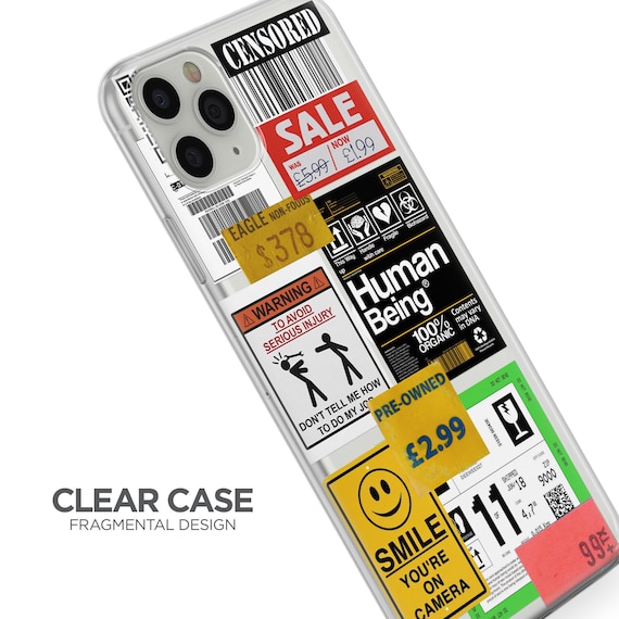 Stickers Case Collage Cover for iPhone 17 Pro Max, 16e, 15, 14, 12