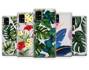 Transparent Jungle Phone Case for Samsung S26 Ultra, S25 FE, Samsung S24, S23, Galaxy A05, Samsung A57, A56, A55, Samsung A37, A36, A17, A16