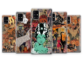 Spooky Horror Movie Phone Case - Halloween Cover for Samsung S25 Ultra, S24 FE, Samsung S23, S22, Samsung A56, A55, Samsung A36, A35