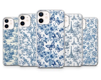 Custodia vintage con motivo artistico francese per iPhone 17 Pro Max, 16, 15 Plus, 13, 12, 11, XR e Samsung S25, S24, A56, A17, Pixel 10, 9 Pro