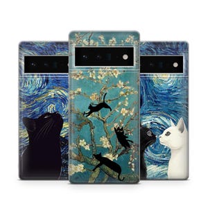 Vincent van Gogh Funny Cat past op Google Pixel 9, Pixel 8, Pixel 7, Pixel 6 Pro, Pixel 6A, Pixel 6, OnePlus 10 Pro, OnePlus 9, OnePlus 9 Pro