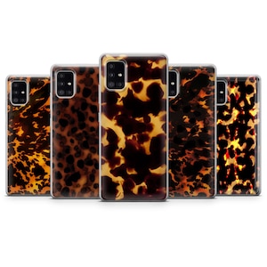 Coque de portable écaille de tortue pour Samsung S25 Ultra, S24 FE, Samsung S23, S22, Galaxy A05, Samsung A56, A55, A54, Samsung A36, A35, A16, A15
