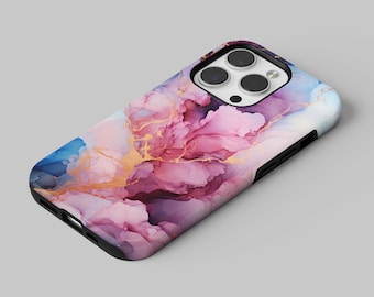 Custodia rigida in marmo per iPhone 17 Pro Max, 15 Plus, 14, 13, Samsung S25, S24, A56, A16, Google Pixel 10, 9