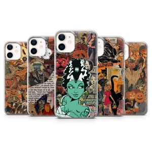 Halloween Phone Case - Spooky Horror Movie Cover for iPhone 16 Pro Max, 15, 14 Plus, 13, 12, 11, XR & Samsung S26, S25, A56, A16, Pixel 9