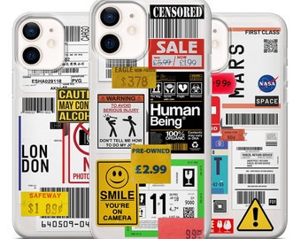 Stickers Case Collage Cover for iPhone 17 Pro Max, 16e, 15, 14, 12 & Samsung S25 Ultra, S24 FE, A56, Pixel 10 XL, 9a, 8