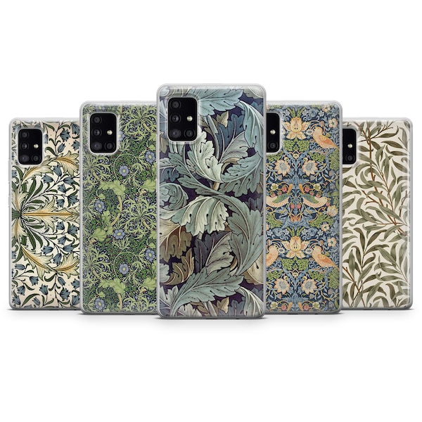 Coque Art Nouveau pour Samsung S24, S23 Ultra, Samsung S22, S21 FE, Galaxy A05s, Samsung A55, A54, A53, Samsung A35, A34, A15, A14, Note 20