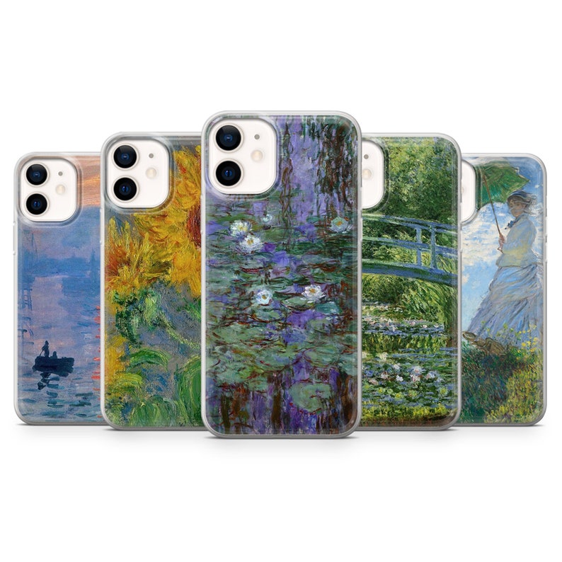 Claude Monet Phone Case - Painting Artwork for iPhone 17 Pro Max, 16e, 15, 14, 12 & Samsung S25 Ultra, S24 FE, A56, Pixel 10 XL, 9a, 8