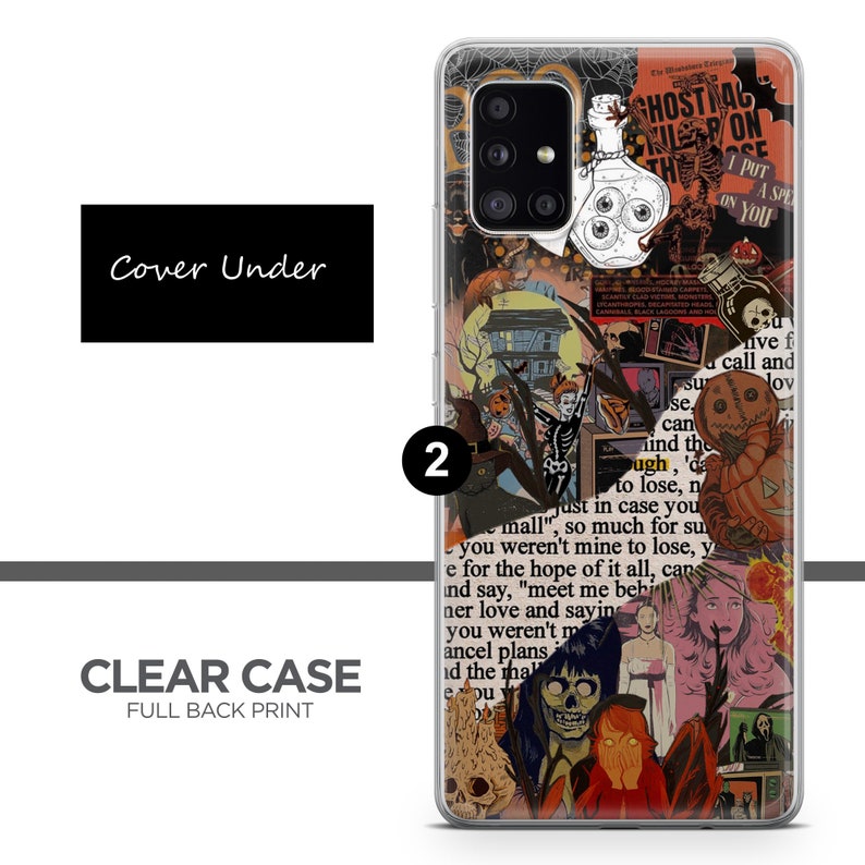 Spooky Horror Movie Phone Case - Halloween Cover for Samsung S25 Ultra, S24 FE, Samsung S23, S22, Samsung A56, A55, Samsung A36, A35 2