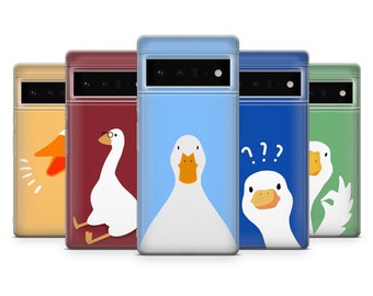 Funny Duck Case fit Google Pixel 7, Pixel 6 Pro, Pixel 6A, Pixel 6, OnePlus 10 Pro, OnePlus 9, OnePlus 9 Pro